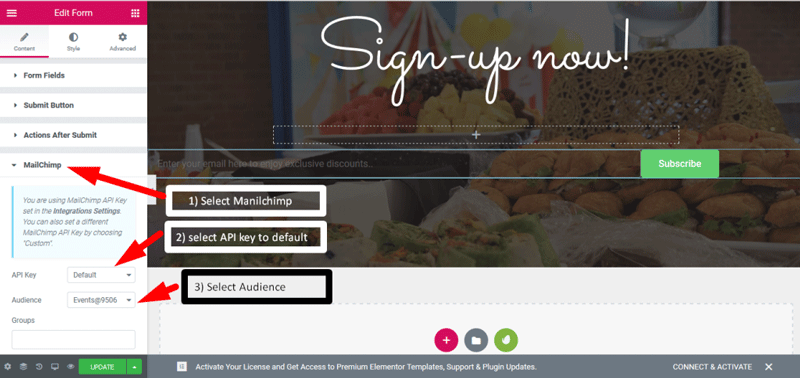 server_error this message is not visible for site visitors. mailchimp