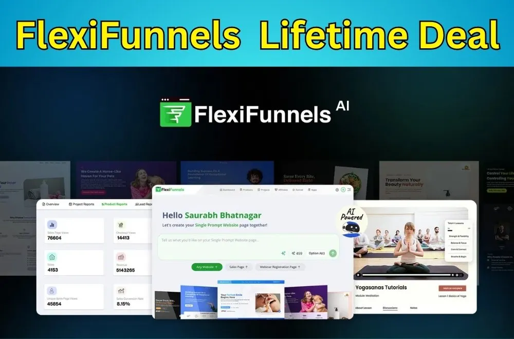 FlexiFunnels Lifetime Deal