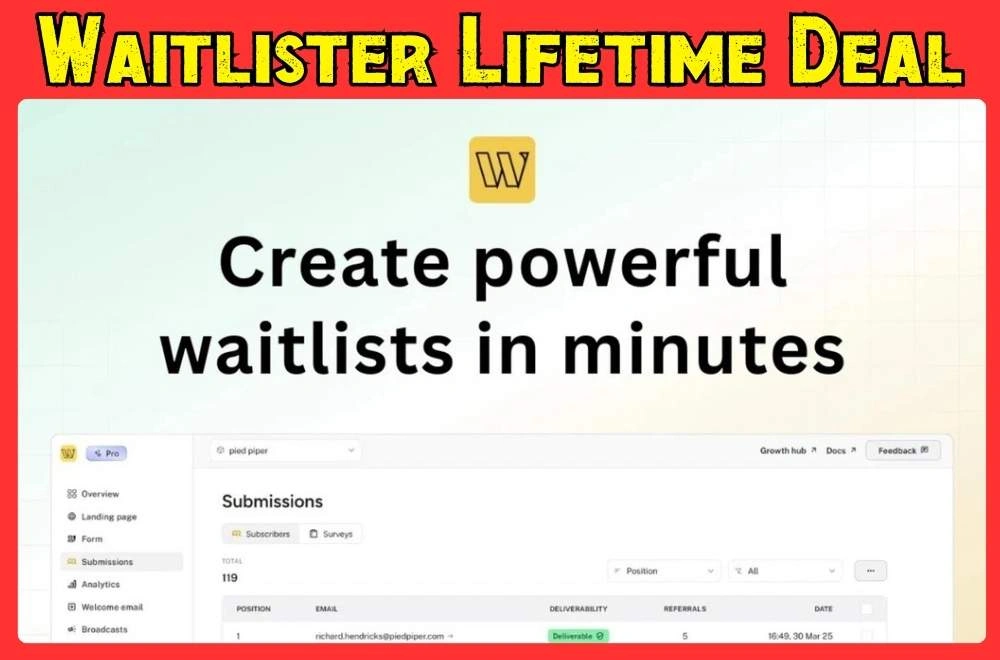 Waitlister Appsumo Deal